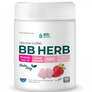 Viên sữa ăn liền BB HERB vị Dâu