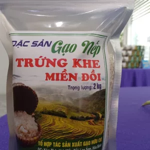 Gạo nếp cổ đặc sản trứng khe Miền đồi Lạc sơn