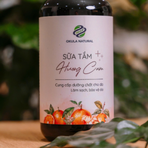 Sữa Tắm Hương Cam OKULA 500ml – Làm Sạch Dịu Nhẹ, Dưỡng Ẩm Da, Thơm Mát Tự Nhiên