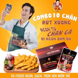 Combo 10 Chiếc Chân Gà VA FOODS Thơm Ngon Dai Giòn - Ăn Vặt Quốc Dân
