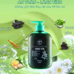 Dầu Gội Dược Liệu Thông Thái 350ml – Làm Sạch Nhẹ, Chống Gàu, Ngăn Rụng Tóc