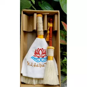 Chổi Quét Bàn Thờ _ Bộ Tảo Sái Cỡ Đại + Tảo Sái Có Quản