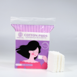 [222 Miếng] Bông Tẩy Trang vuông tím Grenobil