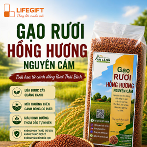 Gạo rươi Hồng Hương loại 01kg