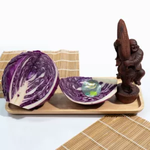 Bắp cải tím hữu cơ - Organic Purple Cabbage (1KG)