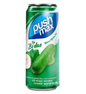 Trà Bí đao Pushmax 320ml Thùng 24 Lon – Giải Nhiệt Thanh Mát, Tốt Cho Làn Da