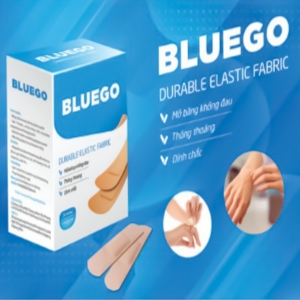 Băng dính cá nhân Bluego - hộp 30 miếng to - bảo vệ các vết thương, vết trầy xước, rách da