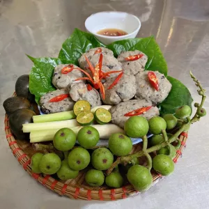 Chả ốc nhồi đùi xả