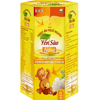 Ăn ngủ ngon yến sào Nosa