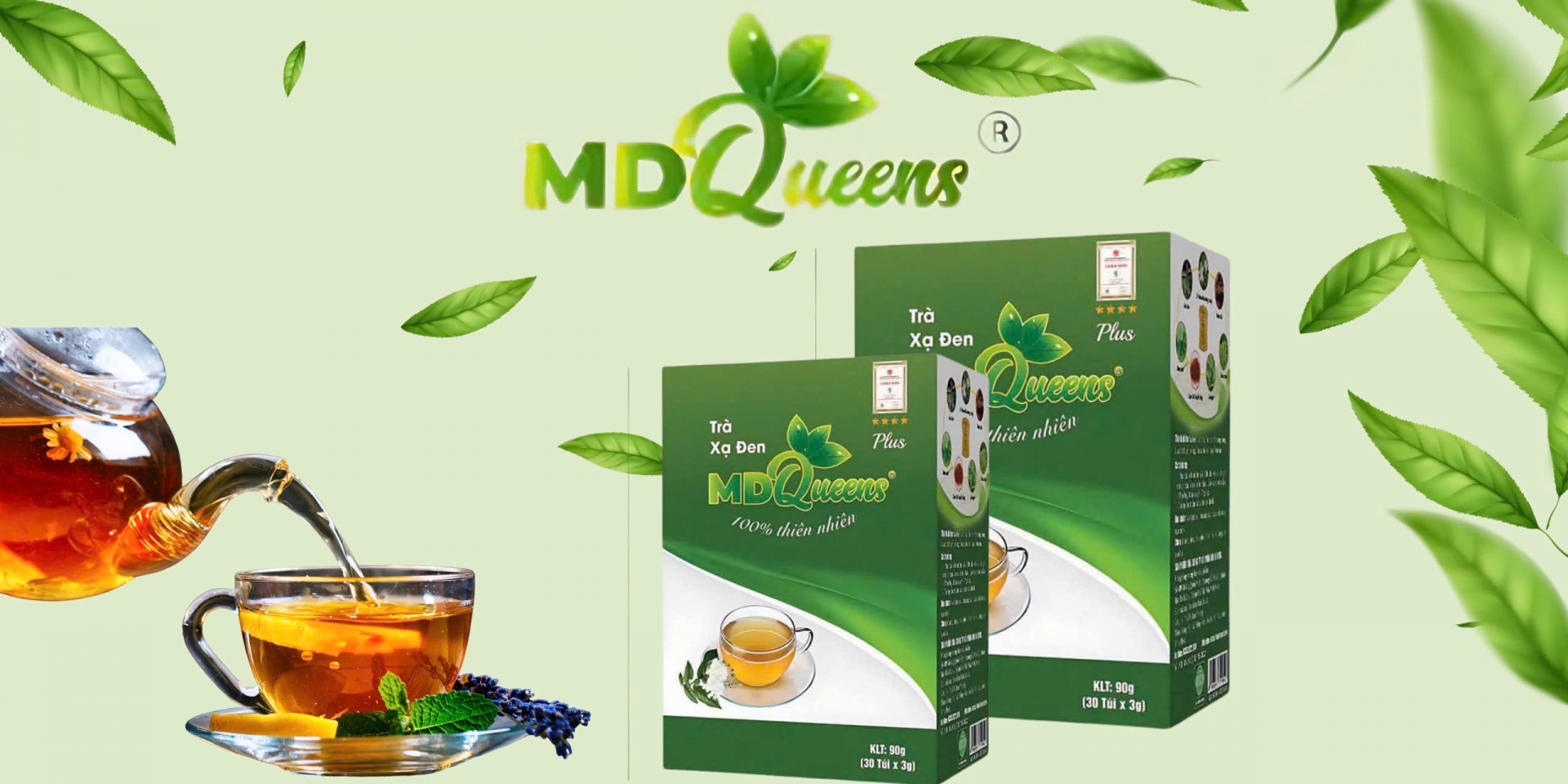 TRÀ XẠ ĐEN MDQUEENS