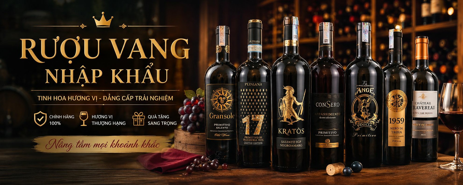 Rượu vang nhập khẩu