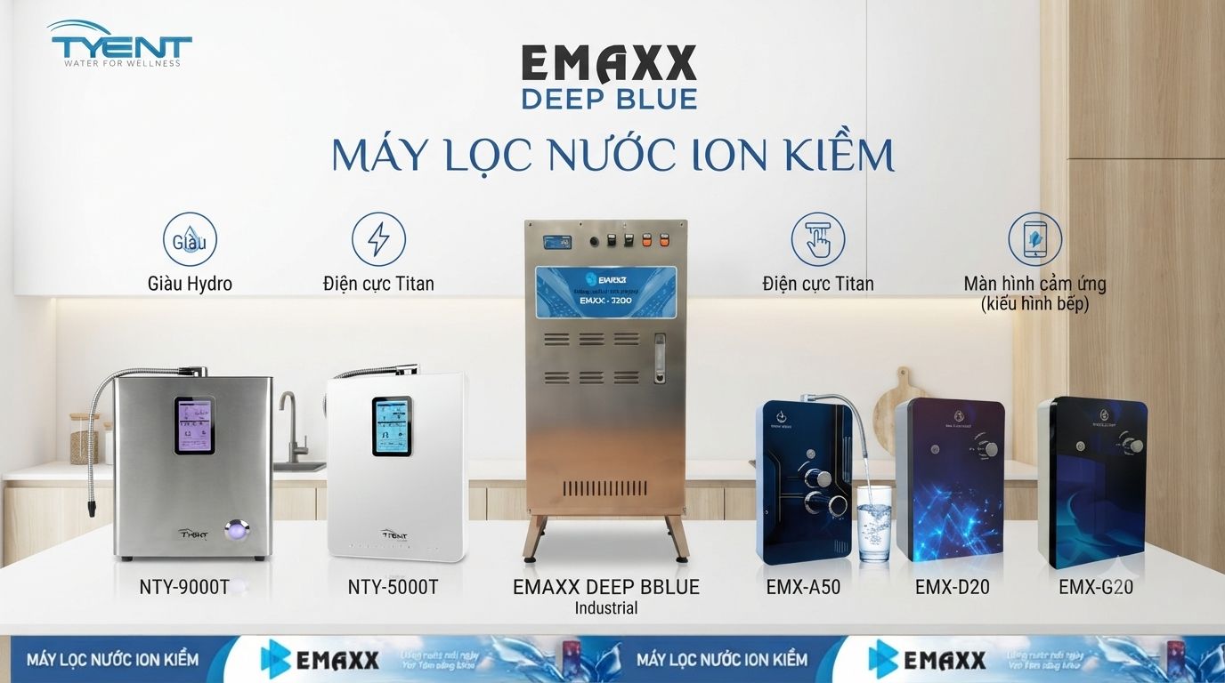Máy lọc nước điện giải tạo ion kiềm