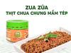 Zua Zúa Thịt Chua Chưng Mắm Tép