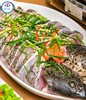 Cá song hồ Cát Bà sashimi, hấp xì dầu, nướng, cháo, lẩu