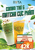 Combo Matcha cực phẩm RUTA – Hai vị thanh mát, ưu đãi chỉ 42K