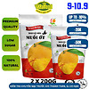Combo 2 túi Xoài sấy dẻo muối ớt đặc biệt, không chất bảo quản, 200g - Viza Food