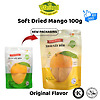 [MUA 3 TẶNG 1][100g]Xoài sấy dẻo nguyên vị, rất ít xơ, ít đường, chất lượng thượng hạng, túi 100G-Viza Food