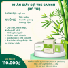 KHĂN GIẤY SỢI TRE CARICH (BỎ TÚI)