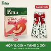 Trà Đào Hòa Tan Futra Hộp 14 Gói x 15g (12 + Tặng 2) / Túi 3 Gói Thử - Bột Trà Trái Cây Pha Sẵn Thơm Ngọt Uống Đá