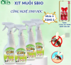 Xịt Muỗi Sinh Học SBIO combo 2-3-4 chai 500ml – Xua Đuổi Muỗi, Ruồi, Gián, Kiến Hiệu Quả, Không Mùi, An Toàn Cho Gia Đình
