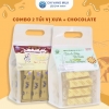 Combo 2 Túi Bánh Sữa Vị Xưa + Chocolate Bar Chị Vàng Milk 500g - Thơm Ngon, Giàu Canxi - Bữa Ăn Nhẹ Dinh Dưỡng Cho Cả Gia Đình