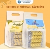 Combo 2 Túi Bánh Sữa Sầu Riêng + Phô Mai Chị Vàng Milk 500g - Giàu Canxi, Ít Béo - Đặc Sản Ba Vì Cho Cả Gia Đình