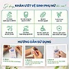 Khăn ướt vệ sinh vùng kín Oinani Feminine Wipes hương nhài – 1 bịch 10 tờ