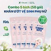 Combo 5 bịch khăn ướt vệ sinh vùng kín cao cấp hàng ngày – Oinani Feminine Wipes – 50 tờ