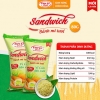 THÙNG BÁNH MÌ TƯƠI SANDWICH TOGAZZ VỊ NGỌT 80G × 45 CHIẾC – MỀM MỊN, THƠM NGON, ĐA DẠNG HƯƠNG VỊ