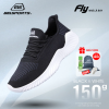 [FLY 1 Đen Trắng] Giày siêu nhẹ 150g Nam BELSPORTS FLY1 công nghệ dệt 4D kết hợp hạt EVA siêu nhẹ,đàn hồi,thoáng khí