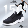 [FLY 1 Đen Trắng] Giày siêu nhẹ 150g Nam BELSPORTS FLY1 công nghệ dệt 4D kết hợp hạt EVA siêu nhẹ,đàn hồi,thoáng khí