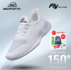 [FLY 1 Trắng] Giày siêu nhẹ 150g Nam BELSPORTS FLY1 công nghệ dệt 4D kết hợp hạt EVA siêu nhẹ,đàn hồi,thoáng khí
