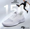 [FLY 1 Trắng] Giày siêu nhẹ 150g Nam BELSPORTS FLY1 công nghệ dệt 4D kết hợp hạt EVA siêu nhẹ,đàn hồi,thoáng khí