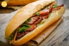 Bánh mì men tươi 80g nhân xá xíu phô mai 