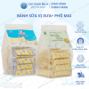 COMBO BÁNH SỮA BA VÌ MIX 500GRAM VỊ XƯA + 500GRAM VỊ DÂU TÂY - SỮA CHỊ VÀNG OFFICIAL