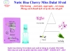 Nước Hoa Cherry Miss Dalat  10 ml, hương Hoa Anh Đào , ngọt ngào , tươi mát , trẻ trung