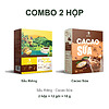 Combo 2-3 Hộp Cà Phê Hòa Tan Ka Fresh Sầu Riêng, Dừa, Cacao Sữa (12 Gói x 18g/Hộp) - Cặp 2 Vị, 3 Hộp Cùng Vị, Bộ 3 Vị