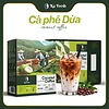 Cà Phê Dừa Hòa Tan Ka Fresh Hộp 12 Gói x 18g / Túi 3 Gói Thử - Cà Phê Sữa Cốt Dừa 4in1 Coconut Béo Thơm Pha Đá Ngon