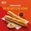 Bánh Mì Que Nhân Gà Xé Sa Tế Cay Nồng Do’s Bakery – Đậm Vị Cay Nhẹ, Tiện Lợi Bữa Ăn Nhanh