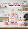 Nước giặt xả Vintik Hương Hoa Hồng 3 Lít - Sạch Sâu, Lưu Hương 7 Ngày