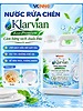 Nước rửa chén Klarvian Eco-Premium công thức tiêu chuẩn của Đức, không nhờn dính, an toàn cho da tay