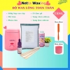 Combo Nồi chống dính mini +500g sáp wax cao cấp+Mỡ trăn 10ml nguyên chất + 25 Que gỗ - Tặng que silicone