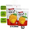 Combo 2 Túi Xoài Sấy Dẻo Muối Ớt VizaFood 400g – Xoài Chua Ngọt Cay Nhẹ, Mềm Dẻo, Ít Xơ