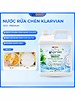 Nước rửa chén Klarvian Eco-Premium công thức tiêu chuẩn của Đức, không nhờn dính, an toàn cho da tay