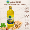 Dầu lạc (đậu phộng) thực vật nguyên chất: (Chai 1000ml)