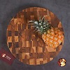 TEAK TDC01 THỚT GỖ TEAK JEIDO CAO CẤP HÌNH TRÒN HÀNG XUẤT KHẨU DÙNG BĂM THÁI THỰC PHẨM CHẮC CHẮN AN TOÀN
