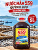 Nước Mắm 559 Quỳnh Lưu Cá Cơm 10N Can 5L – Thơm Ngon Đậm Đà, Chuẩn Vị Truyền Thống