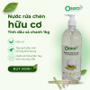 Nước rửa chén hữu cơ Sả chanh OSARO chai 1kg