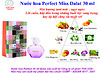 Nước hoa  Perfect Miss Dalat 30 ml. Hương Hoa , gia vị  , gỗ, lôi cuốn, hấp dẫn