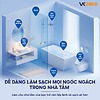 Combo chai xịt tẩy cặn canxi 500ml và chai tẩy dầu mỡ an toàn da tay, công thức mới sạch vượt trội
